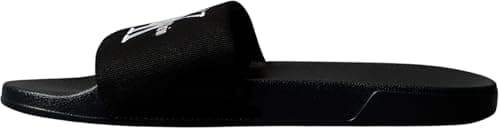 Image of Calvin Klein Men's ESS SLIDE CV YM0YM01393 Slides, Black (Triple Black), 9