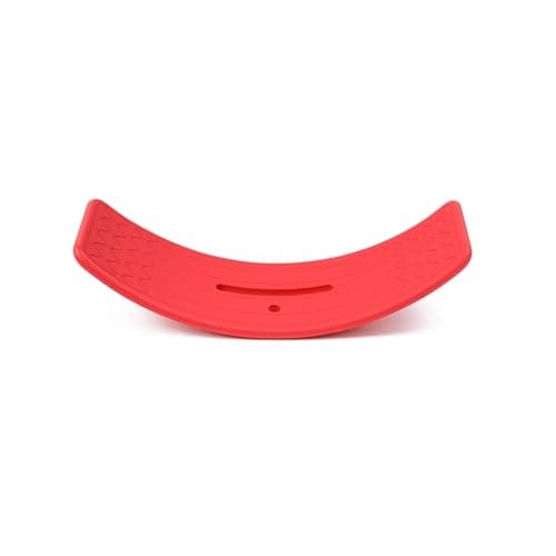 Image of Balance Board for Kids - Sensory Wobble Board Toy with Balance Ball - Focus & Coordination Aid for Autism, ADHD & SPD - Indoor Movement Toy for Ages 3+ (Red)