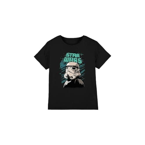 Image of Star Wars Trooper Street Glare Unisex Kids T Shirt, Black, 3-4 Years