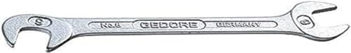 Image of Gedore 8-5,5 5.5 mm Small Double Ended Midget Spanner - Silver
