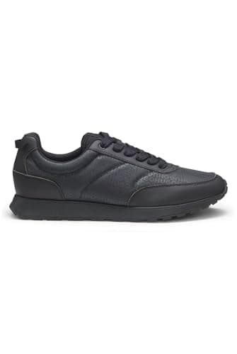 Image of Hugo Men's Icelin_Runn_cdcvlg 10275490 01 Trainers, Black, 10.5 UK
