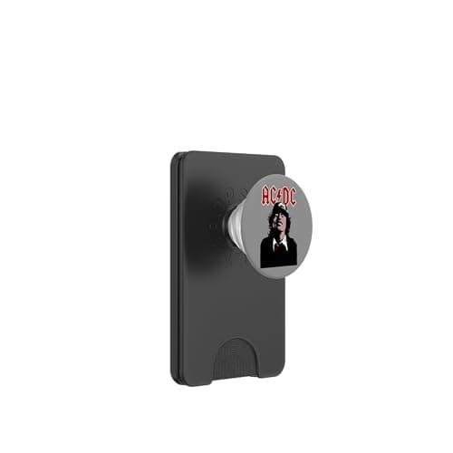 Image of Official AC/DC merchandise Hide Graphic Rock PopSockets PopWallet for MagSafe