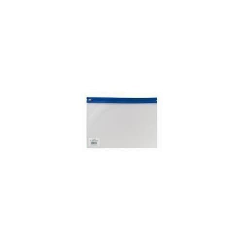 Image of Snopake Zippa Bag A4 + Blue Polypropylene (PP) Blue Folder – Folders (Polypropylene (PP), Blue, A4 +, 370 mm, 260 mm)