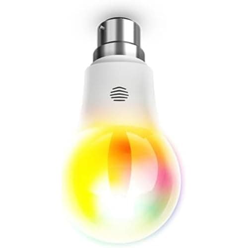 Image of Hive Smart Light Bulb B22 Colour - Bayonet (V9), Works with Amazon Alexa, White