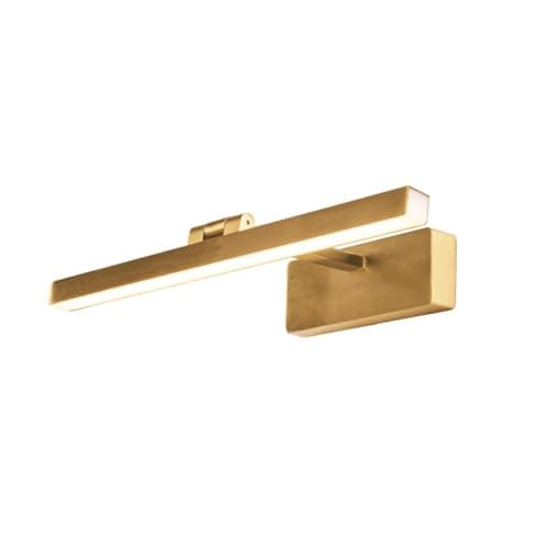 Image of Searchlight Corfu 40cm Picture Light Satin Brass Metal