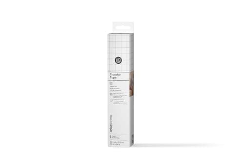 Image of Cricut Standard Transfer Tape for Vinyl, 24.1cm x 30.5cm, Medium Tack Clear Transfer Paper | Ideal for Permanent Vinyl, Stickers & DIY Crafts, Residue-Free Joy Xtra™ Machine