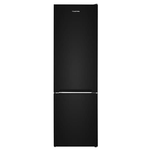 Image of Russell Hobbs Freestanding Frost Free Fridge Freezer with Reversible Door, Adjustable Thermostat & Feet, 70/30 279L, 180cm High, LED Light, in Matte Black, RH180FFFF551E1MB