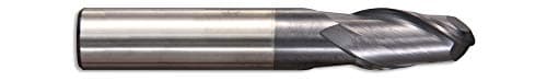 Image of Presto 4890810.0 Solid Carbide Plain Shank 2 Flute Ball Nosed End MillS, 10.00mm Diameter, 70mm Length, 25mm Flute Length
