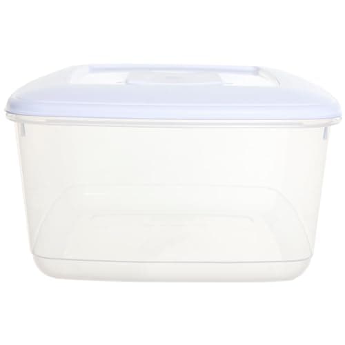 Image of Jazooli 10L Square Food Container with Lid - Airtight Food Storage Container | Fridge, Freezer, Dishwasher, Microwave Safe | Dry Food, Prep, Flour, Cereal Storage, BPA-Free Plastic