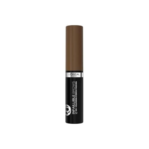 Image of L'Oréal Paris Volumising Brow Mascara, Longwear Brow Gel for Fuller Looking Eyebrows, Up To 24 Hours Wear, Water Resistant, Infallible Brows, 5 ml, Shade: 3.0 Brunette