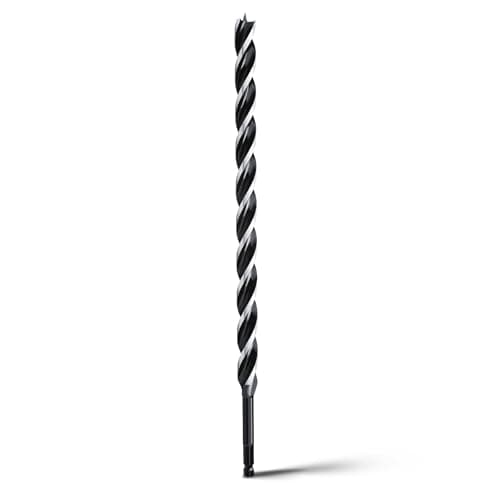 Image of hsawbit Wood Drill Bits, 22mm x 460mm Auger Drill Bit Extra Long Drill Bits Wood Plastic, Drywall Woodworking Hole Drill Bit