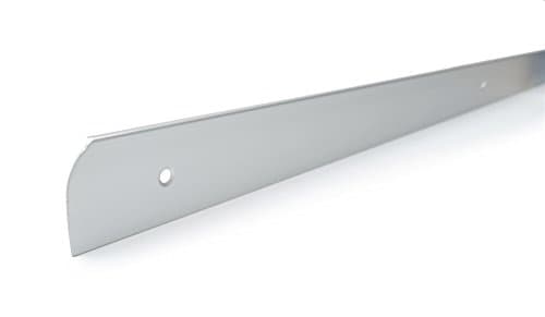 Image of Kitchen WORKTOP Edging Trim Strip Aluminium END Cap Right 40MM