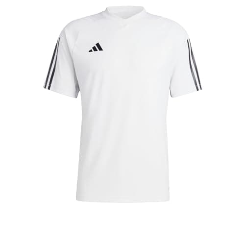 Image of adidas Men's Jersey (Shorts Sleeve) Tiro 23 Competition Jersey, White/Black, IC4565, Size L