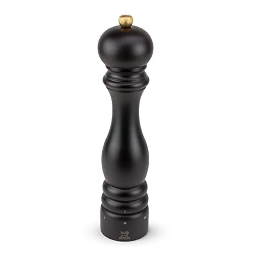 Image of PEUGEOT - Paris u'Select 27 cm Pepper Mill - 6 Predefined Grind Settings - Made with PEFC Certified Wood - Made in France - Chocolate Colour, Brown