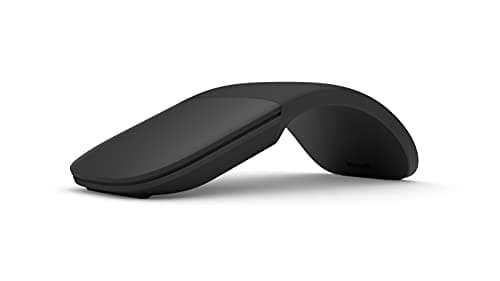 Image of Microsoft Arc Mouse Bluetooth BlueTrack Ambidextrous Black - Mice (Ambidextrous, BlueTrack, Bluetooth, Black)