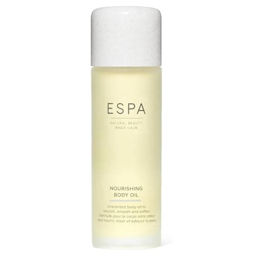 Image of ESPA Nourishing Body Oil 100ml | Natural, Unscented, Soothes & Protects Skin | Jojoba, Sweet Almond, Calendula & Grape Seed Oil | Registered by Vegan Society | for All Skin Types | Massage Oil