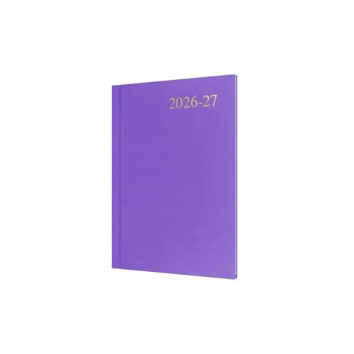 Image of 2026-2027 Mid/Academic Year Planner - 13 Month A5 Week-to-View - Collins Debden Essential Range Purple (ESSA53M.55-2627)