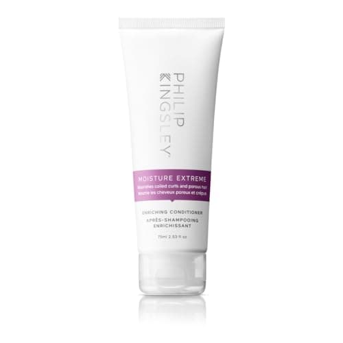 Image of Philip Kingsley | Moisture Extreme Enriching Conditioner | For Curly, Dry, Damaged Hair | Moisturises, Hydrates, and Adds Shine| Detangles and Controls Frizz Adds Shine | 75ml