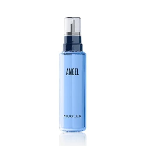 Image of Mugler Angel Eau de Parfum, Iconic Ambery Gourmand Perfume for Women with Bergamot, Praline, Patchouli, Vanilla, Refillable Star Bottle, Bold Sensual Fragrance, (Full Size, Refill or Gift set)