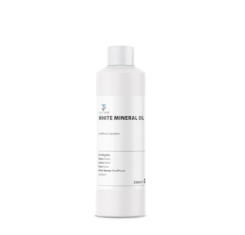Image of True Chem - Premium White Mineral Oil: Odorless, Food-Safe Wood Treatment for Cutting Boards, Bowls & Utensils - 250ml