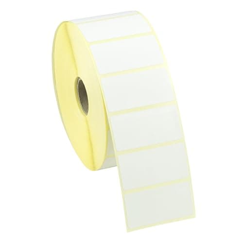 Image of 50mm x 25mm Direct Thermal Labels, Permanent Adhesive. 25mm Core / 2000 Roll - 10,000 Labels in Total.