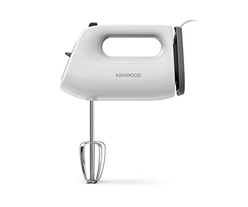 Image of Kenwood QuickMix Lite, Lightweight Hand Mixer Twin Beaters with Slow Speed Start, SureEject Tool, Cord Wrap, HMP10.00WH, 300W Motor, Dishwasher Safe, White