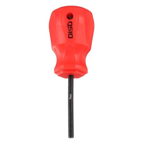 Image of sourcing map Small Hex Screwdriver 4mm 105mm Length S2 Steel Magnetic Head Metric Mini Flat Head Hexagon Screw Driver with Non-Slip Handle for Tight Spaces Hand Tools, Black