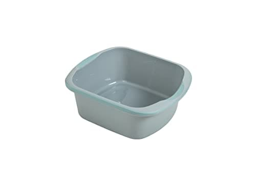 Image of Addis Premium Soft Grip Large Rectangular Washing Up Bowl, 9.5 litre, Tranquil Haze
