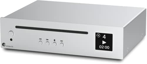 Image of Pro-Ject CD Box S3 Ultra Compact CD Player with True Red Book Drive and Internal DAC - Silver