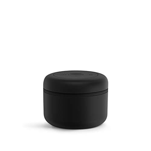 Image of Fellow Atmos Vacuum Canister for Coffee & Food Storage - Airtight Sealed Container, Matte Black, Small Coffee Bean Storage, 0.4 Litre Jar