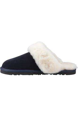 Image of Hush Puppies Women's Samantha Mule Slipper, Navy, 4 UK