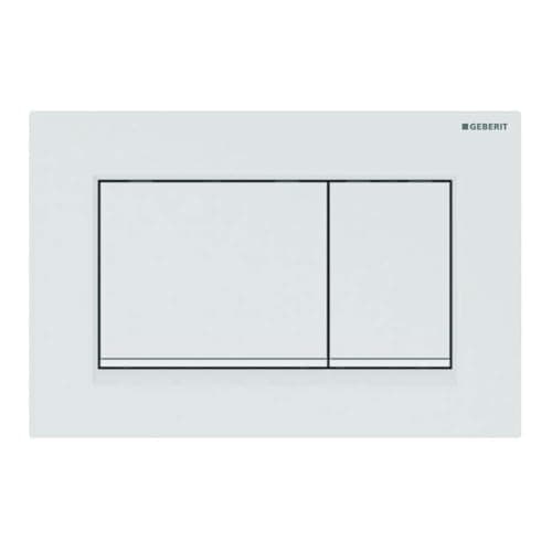 Image of Geberit Sigma30 115.883.11.1 Flushing Plate 2 Quantity White Matt 115883111