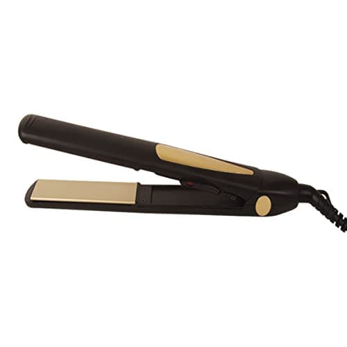 Image of Bauer 38840 Ceramic Hair Straighteners - for All Hair Types - Portable - Fast Heating - 360° Swivel Cord - Safety Hanging Loop