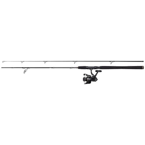 Image of PENN Wrath II Spinning Combo, Sea Spinning Rod and Reel combo, Spinning Combos, Sea Fishing, Seabass, Unisex, Black, 2.74m, 80-150g