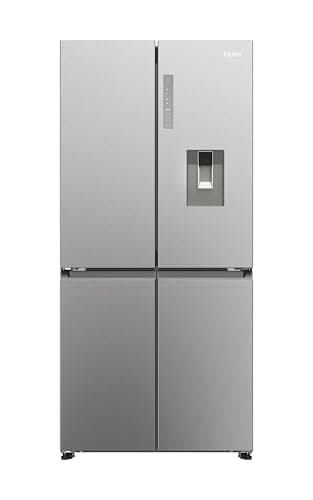 Image of Haier American Fridge Freezer - Stainless Steel - E Rated