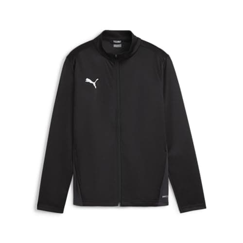 Image of PUMA Unisex Teamgoal Training Jr Track Jacket, PUMA Black-PUMA White-Flat Dark Gray, 152 EU
