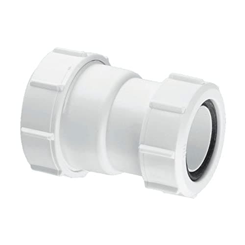 Image of McAlpine ST28M Multi-fit Straight Connector - White