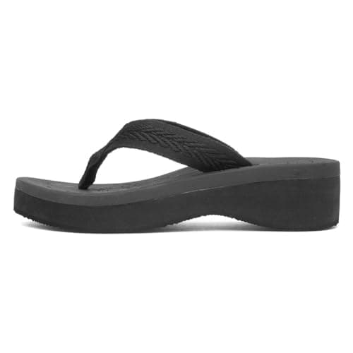 Image of Rocket Dog Womens Tizzy Wedge Sandal, Black, 5 UK