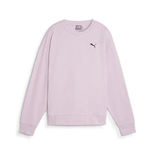Image of PUMA Women's Better Essentials French Terry Crewneck Sweatshirt (Available in Plus Sizes), Grape Mist, XL