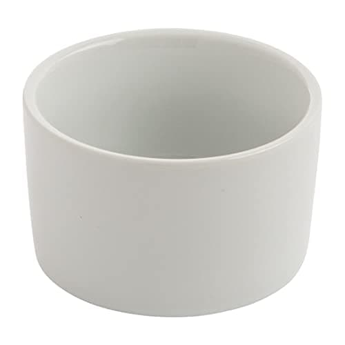 Image of Olympia Whiteware Contemporary Ramekins 90mm Porcelain Dishes Bakeware 12pc