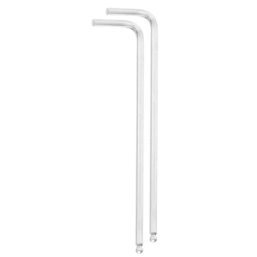Image of sourcing map 2pcs Ball End Hex Key Wrench 2.5mm CR-V Steel L-Shape Hexagon Metric Wrenches Repairing Tool for Home DIY Bike Motorcycle Repair