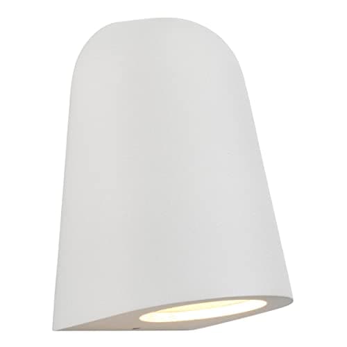 Image of Astro Mast Light Outdoor Wall Light - IP65 Rated - (Textured White), GU10 LED Lamp, Designed in Britain - 1317012 - 3 Years Guarantee