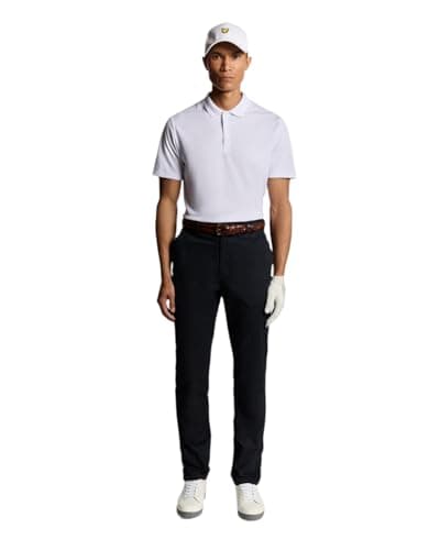Image of Lyle & Scott Mens Course Stretch Chinos Trousers - Dark Navy - 36" Waist