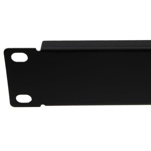 Image of kenable Blanking Plate Solid 1U for Comms Data Cabinet Rack 19 inch Black