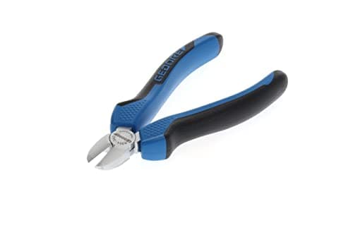 Image of GEDORE Side Cutter for Medium Hard Wire to 1.6 mm Dia., Swedish Pattern, Non-Slip Grips, Hardened, Length 140 mm, 8314-140 JC