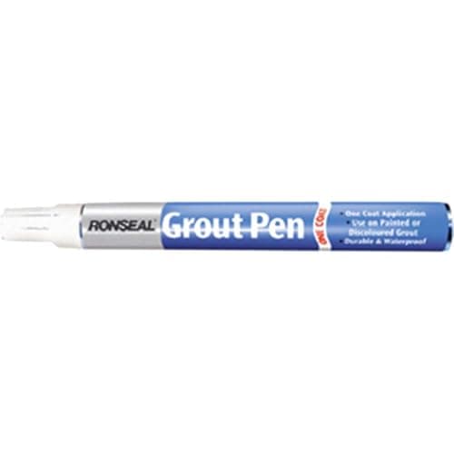 Image of Ronseal GPBWH15 15ml One Coatgrout Pen - Brilliant White
