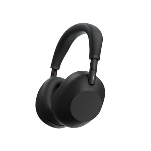 Image of SONY WH-1000XM6 Flagship Noise Cancelling Over-Ear Wireless Bluetooth Headphones, Signature Hi-Res Sound, Comfort, Foldable Design, Durable Case, 30 HR Battery NC On, iOS & Android – Black