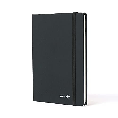 Image of Jumble and CoJumble & Co Moodler B6 Week to View Undated Diary - Clean Slate Black