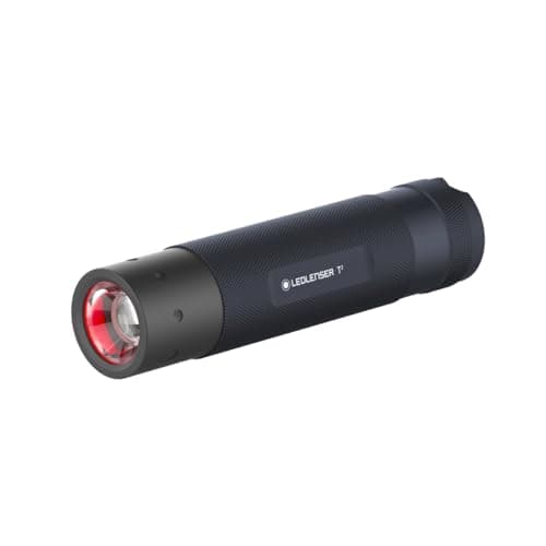 Image of Ledlenser T2 LED Torch, 25th Anniversary, Pocket Size, 240lm, 180m Beam, Lightweight, 2 Light Modes, Up to 25h Battery, Water Resistant, x3 AAA Battery Powered Flashlight for Camping, Work, Emergency