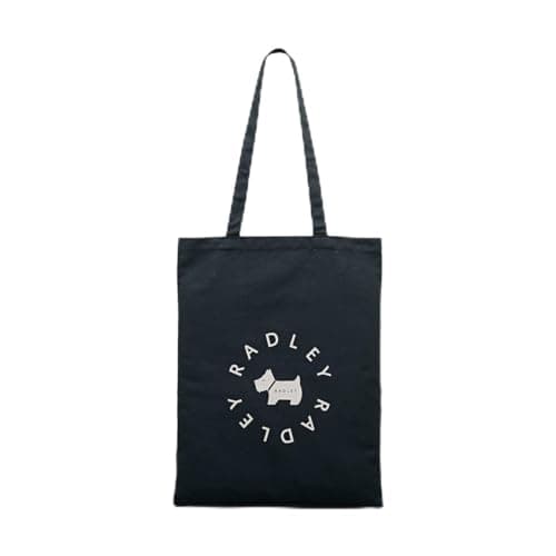 Image of RADLEY London Womens In the Round Medium Recycled Fabric Canvas Tote Shopper Bag in Teal